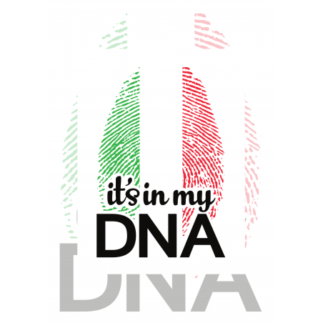 Printdruck Italian in my DNA