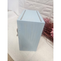 Holzrahmen mit Leuchturm