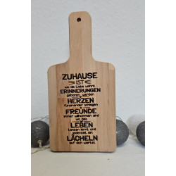 Wurst Käsebrett mit Spruch