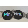 Filzuntersetzer Mr. & Mrs.