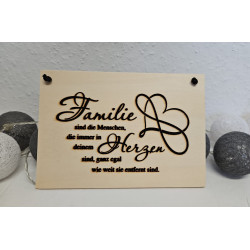 Wand-/ Türschild Familie