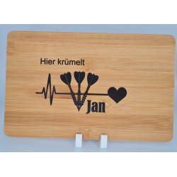 Frühstücksbrettchen der frühe Vogel ...